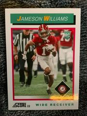 Jameson Williams #TB9 Football Cards 2022 Panini Score 1992 Throwback Rookie Prices