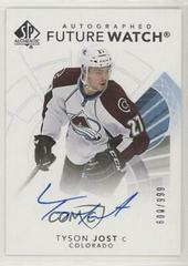 Tyson Jost [Future Watch Autograph] Hockey Cards 2017 SP Authentic Prices