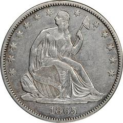1865 Coins Seated Liberty Half Dollar Prices