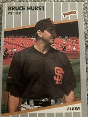 Bruce Hurst #U-124 Baseball Cards 1989 Fleer Update Prices