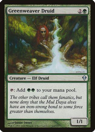 Greenweaver Druid [Foil] Magic Zendikar