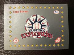 Bradenton Explorers Logo Sticker Baseball Cards 1990 Pacific Senior League Prices