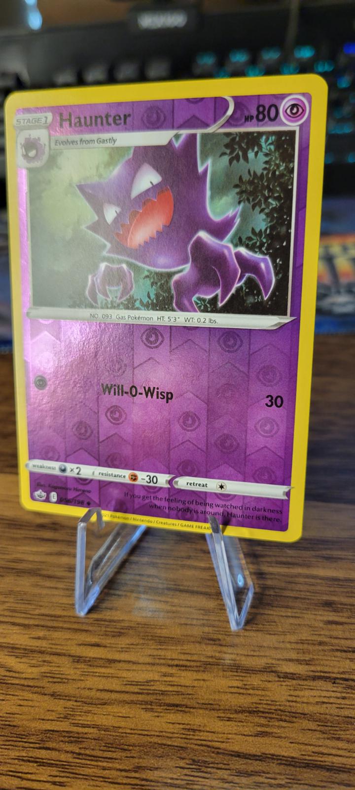 Haunter [Reverse Holo] Ungraded Pokemon Chilling Reign