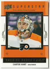 Carter Hart #HR-31 Hockey Cards 2023 Upper Deck Honor Roll Prices