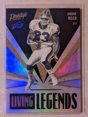 Andre Reed Football Cards 2021 Panini Prestige Living Legends Prices