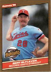 Bert Blyleven #31 Baseball Cards 1986 Donruss Highlights Prices