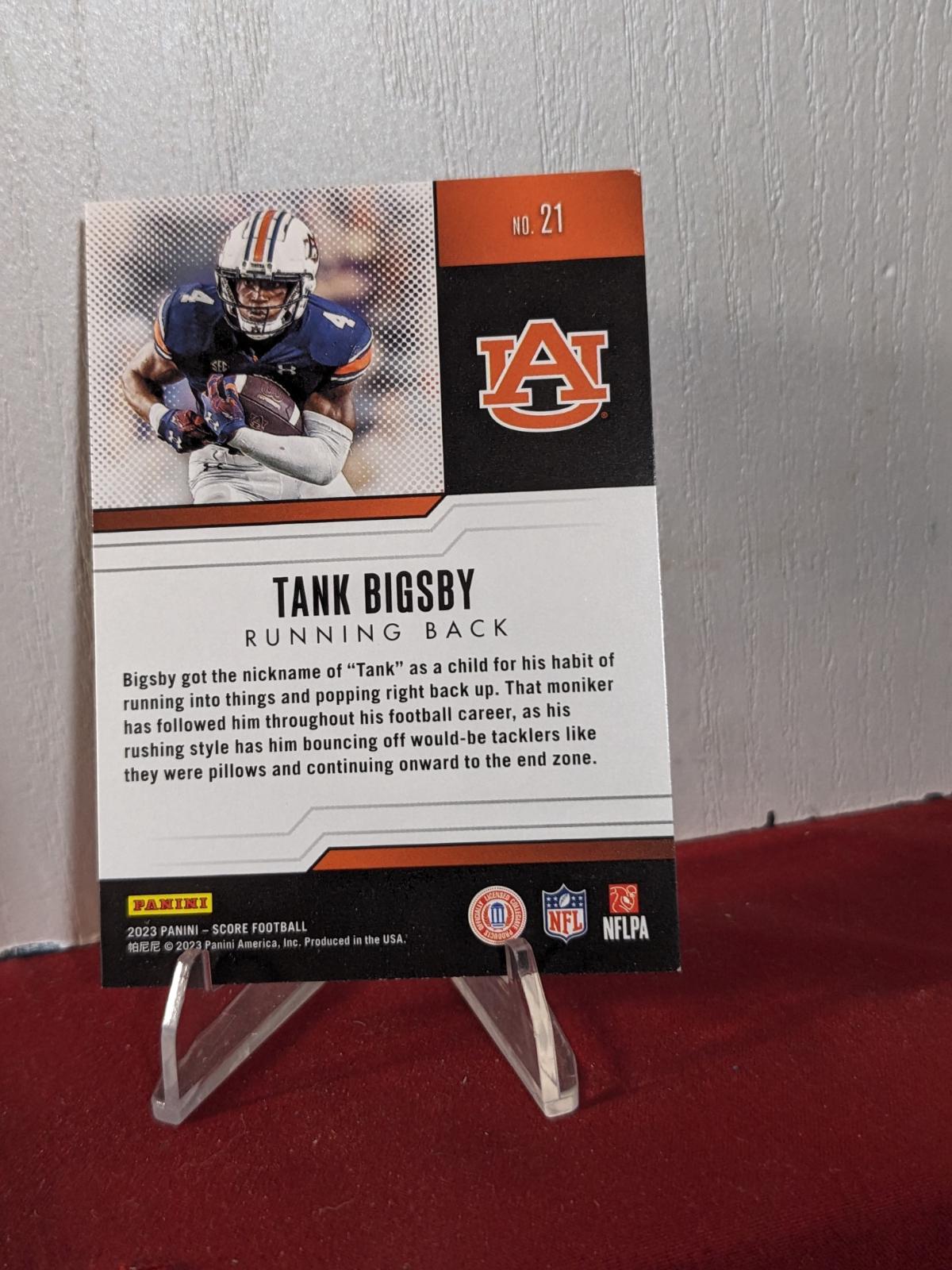 Tank Bigsby [Red] #21 Prices | 2023 Panini Score Protential | Football ...