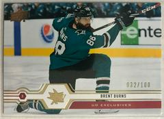 Brent Burns [UD Exclusives] Hockey Cards 2019 Upper Deck Prices