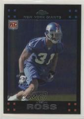Aaron Ross #TC250 Football Cards 2007 Topps Chrome Prices