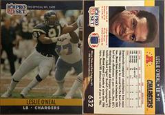 Leslie O’Neal #632 Football Cards 1990 Pro Set Prices