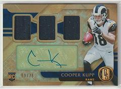 Cooper Kupp [Jersey Autographs Triple] #285 Football Cards 2017 Panini Gold Standard Prices