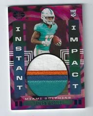 Jaylen Waddle [Blue] #II-JW Football Cards 2021 Panini Illusions Instant Impact Prices