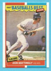 Don Mattingly #25 Baseball Cards 1987 Fleer Baseball's Best Prices
