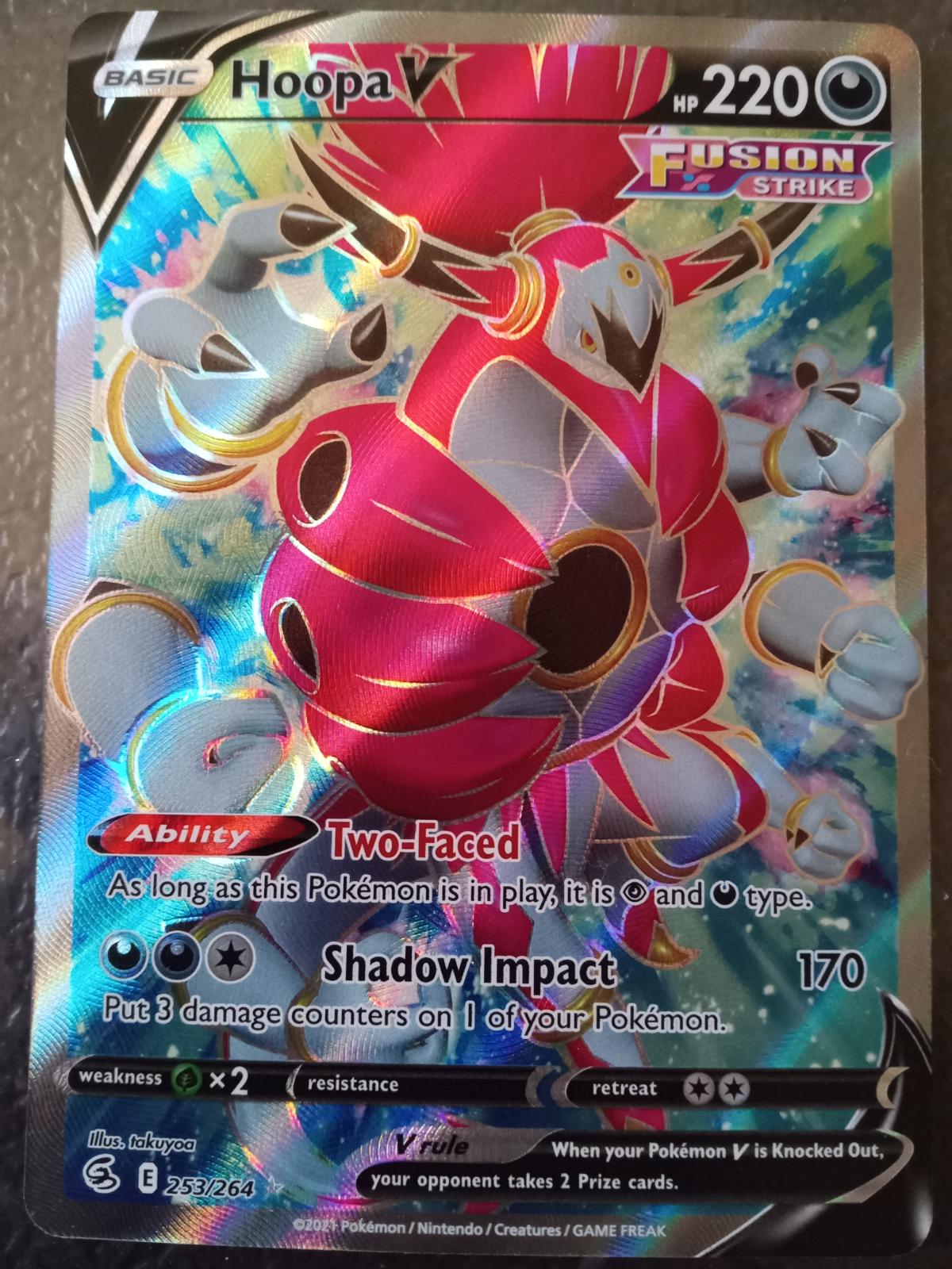 Hoopa V Ungraded Pokemon Fusion Strike