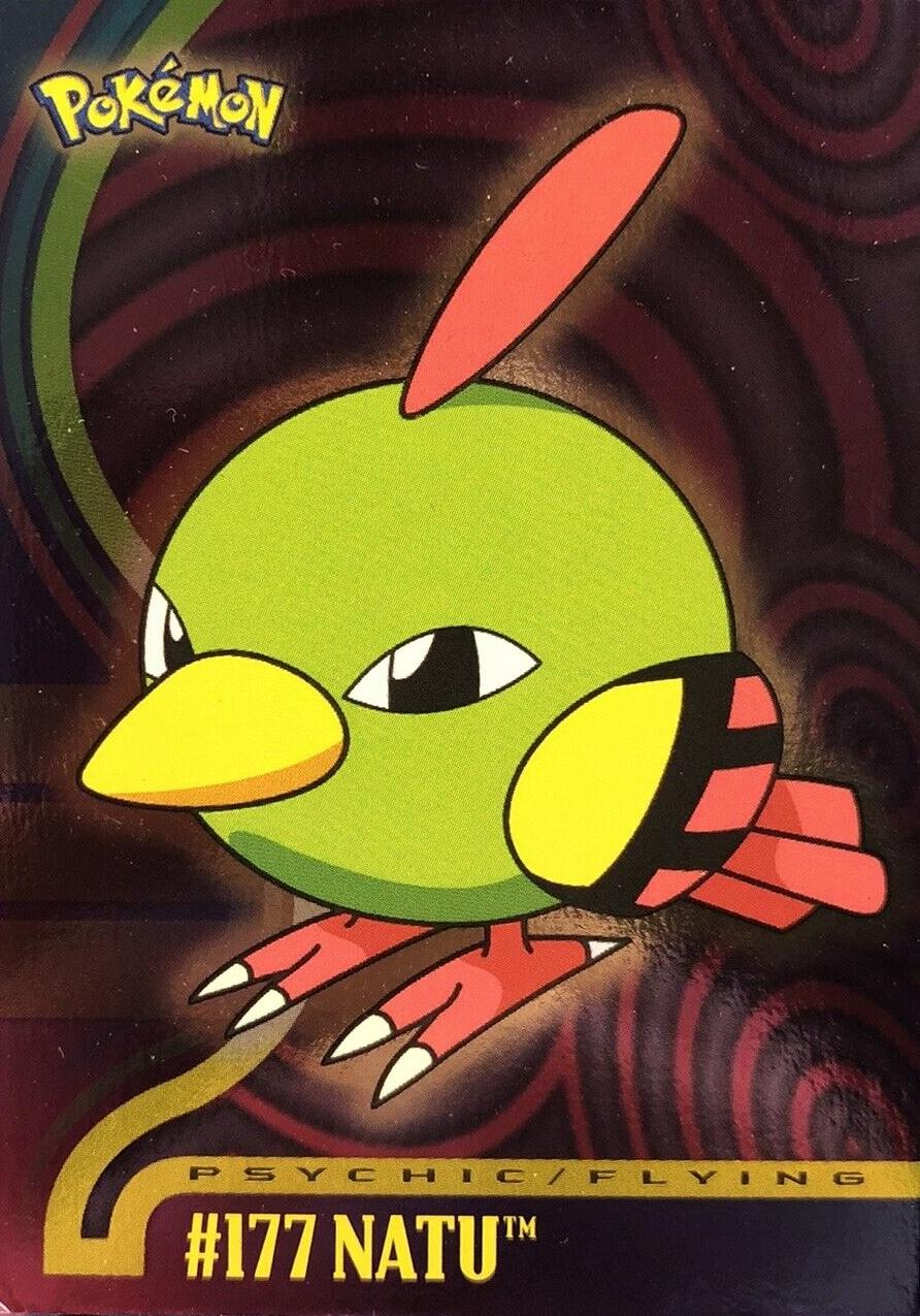 Natu [Holo] #177 Pokemon 2001 Topps Johto