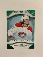 Alexander Romanov [Emerald] #RED196 Hockey Cards 2020 Upper Deck Artifacts Rookie Redemptions Prices