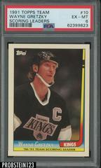 Wayne Gretzky #10 Hockey Cards 1991 Topps Team Scoring Leaders Prices