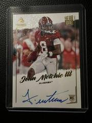 John Metchie III Football Cards 2022 Panini Luminance Year One Signatures RPS Prices