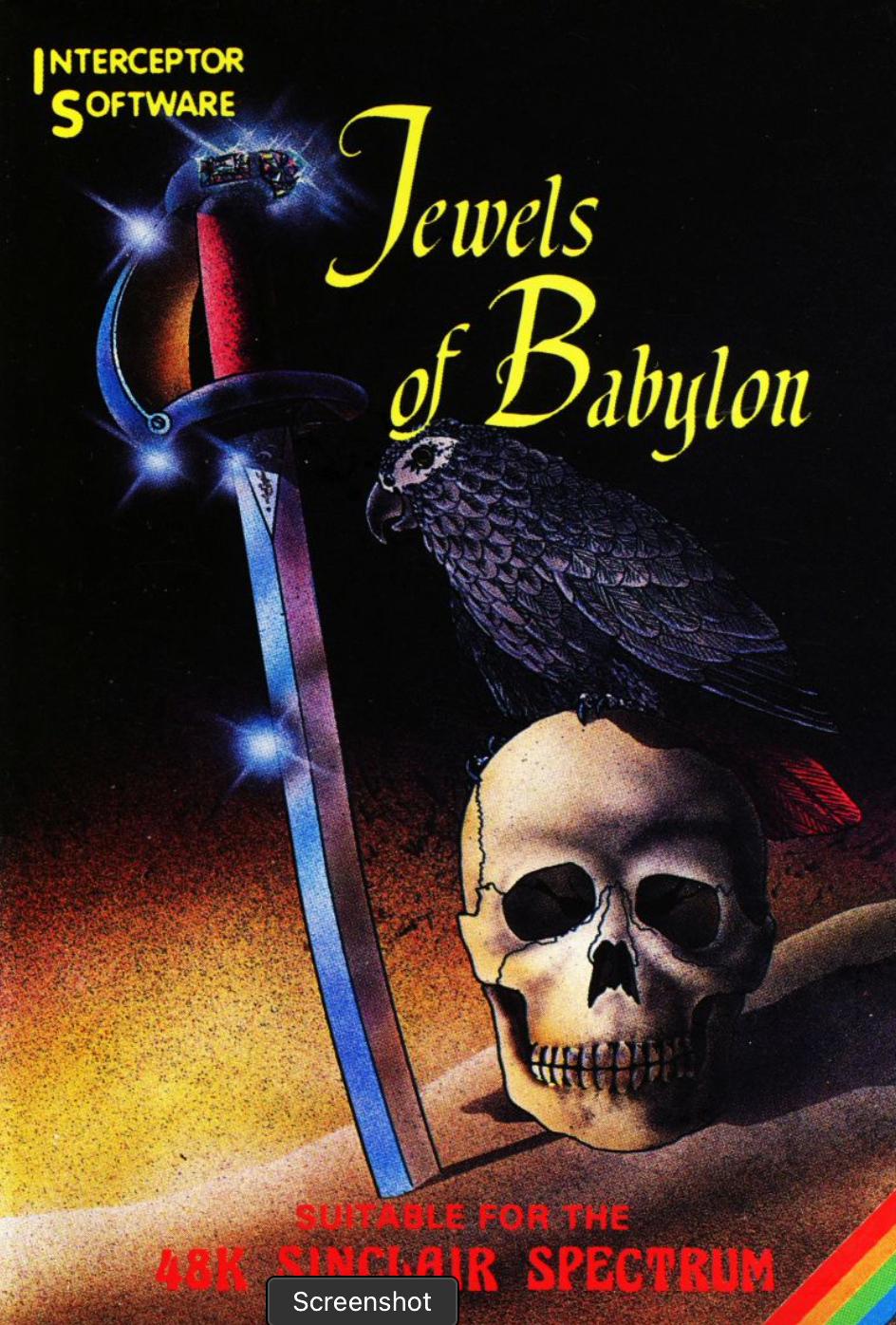 Jewels of Babylon ZX Spectrum