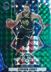 Stephen Curry [Green] #247 Basketball Cards 2021 Panini Mosaic Prices