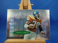 Terrell Davis [Open Field] Football Cards 1996 Playoff Contenders Leather Prices