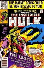 Marvel Super-Heroes [Newsstand] #91 (1980) Comic Books Marvel Super-Heroes Prices