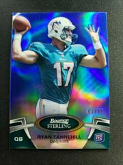 Ryan Tannehill [Blue Refractor] #10 Football Cards 2012 Bowman Sterling Prices