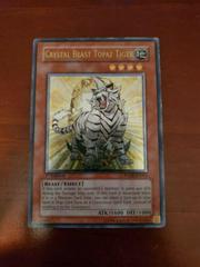 Crystal Beast Topaz Tiger [Ultimate Rare] YuGiOh Force of the Breaker Prices