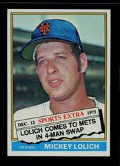 Mickey Lolich Baseball Cards 1976 Topps Traded Prices