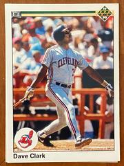 Dave Clark [Error] Baseball Cards 1990 Upper Deck Prices