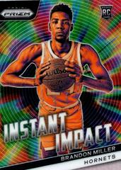 Brandon Miller [Silver] #4 Basketball Cards 2023 Panini Prizm Instant Impact Prices