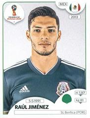 Raul Jimenez [Gold] #468 Soccer Cards 2018 Panini World Cup Stickers Prices