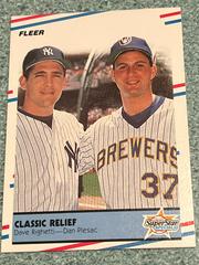 D. Plesac, D. Righett [Classic Relief] #625 Baseball Cards 1988 Fleer Prices