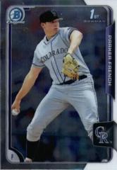 Parker French #19 Baseball Cards 2015 Bowman Draft Chrome Prices