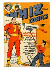 Whiz Comics #47 (1943) Comic Books Whiz Comics Prices