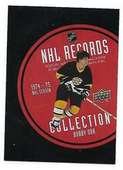 Bobby Orr #RB-3 Hockey Cards 2021 Upper Deck Record Collections Prices
