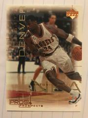 Antonio McDyess Basketball Cards 2000 Upper Deck Pros & Prospects Prices