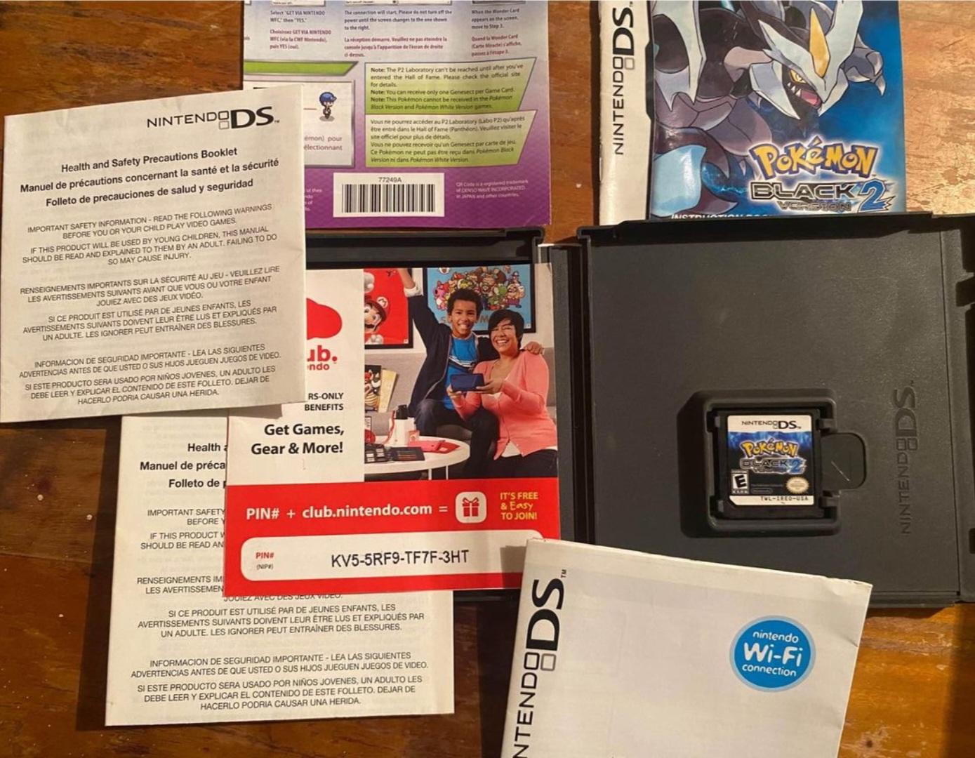 Pokemon Black Version 2 | Item, Box, and Manual | Nintendo DS