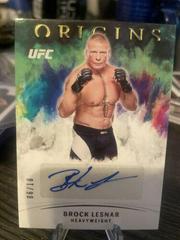 Brock Lesnar [Gold] #OA-BLS Ufc Cards 2022 Panini Chronicles UFC Origins Autographs Prices