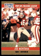 Joe Montana Football Cards 1990 Pro Set Prices