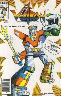 Voltron [Newsstand] #1 (1985) Comic Books Voltron