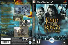 Slip Cover Scan By Canadian Brick Cafe | Lord of the Rings Two Towers Playstation 2