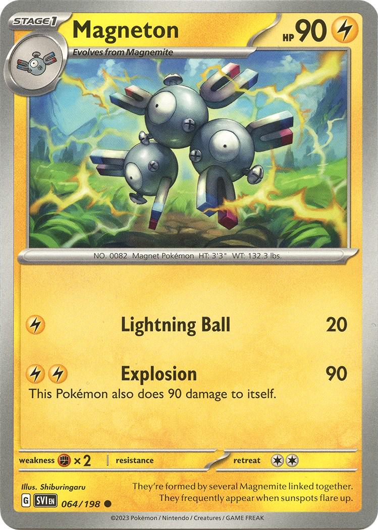 Magneton #64 Pokemon Scarlet & Violet