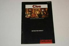 Clue - Manual | Clue Super Nintendo