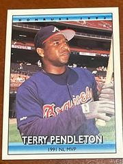 Terry Pendleton #BC2 Baseball Cards 1992 Panini Donruss Bonus Cards Prices