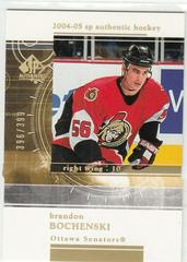 Brandon Bochenski Hockey Cards 2004 SP Authentic Rookie Redemption Prices
