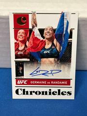 Germaine de Randamie [Gold] #CS-GDR Ufc Cards 2022 Panini Chronicles UFC Signatures Prices