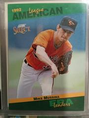 Mike Mussina Baseball Cards 1993 Score Select Stat Leaders Prices