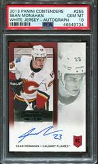 Sean Monahan [White Jersey Autograph] Hockey Cards 2013 Panini Contenders Prices