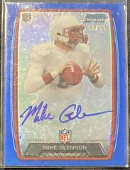 Mike Glennon [Blue Refractor] #MG Football Cards 2013 Bowman Chrome Rookie Autograph Prices